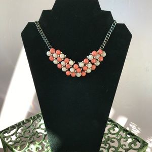 Coral Statement Piece Necklace